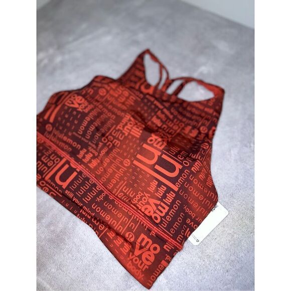 New! Lululemon Energy High Neck Bra Black Women’s 6 - Picture 4 of 9